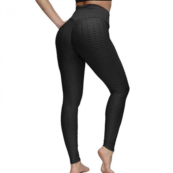 卸し売り女性の高いウエストのヨガのズボンのおなかはセクシーな女性を動かす試しが堅いLeggingを一致させる利得のレギングの細くを制御する