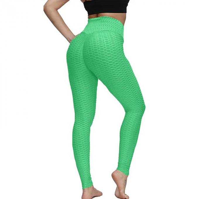 卸し売り女性の高いウエストのヨガのズボンのおなかはセクシーな女性を動かす試しが堅いLeggingを一致させる利得のレギングの細くを制御する