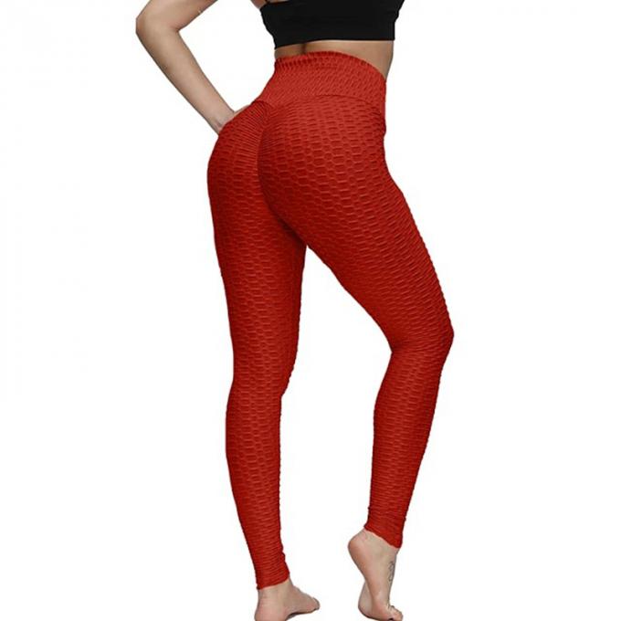 卸し売り女性の高いウエストのヨガのズボンのおなかはセクシーな女性を動かす試しが堅いLeggingを一致させる利得のレギングの細くを制御する