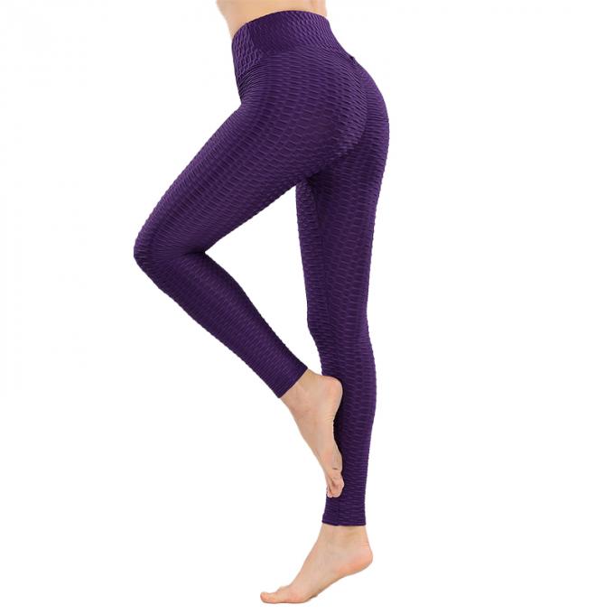 卸し売り女性の高いウエストのヨガのズボンのおなかはセクシーな女性を動かす試しが堅いLeggingを一致させる利得のレギングの細くを制御する
