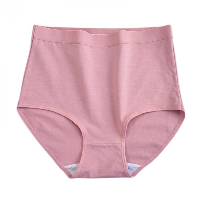 卸し売り女性のプラスのサイズの下着の綿の中間のウエスト マフィンの上の全中継の短い女性パンティー無し