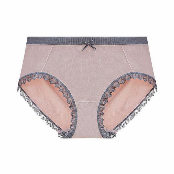 卸し売り下着のパンティーは女性の継ぎ目が無い中間のウエストの綿の下着の女性のためのビキニのパンティーをひもで締める