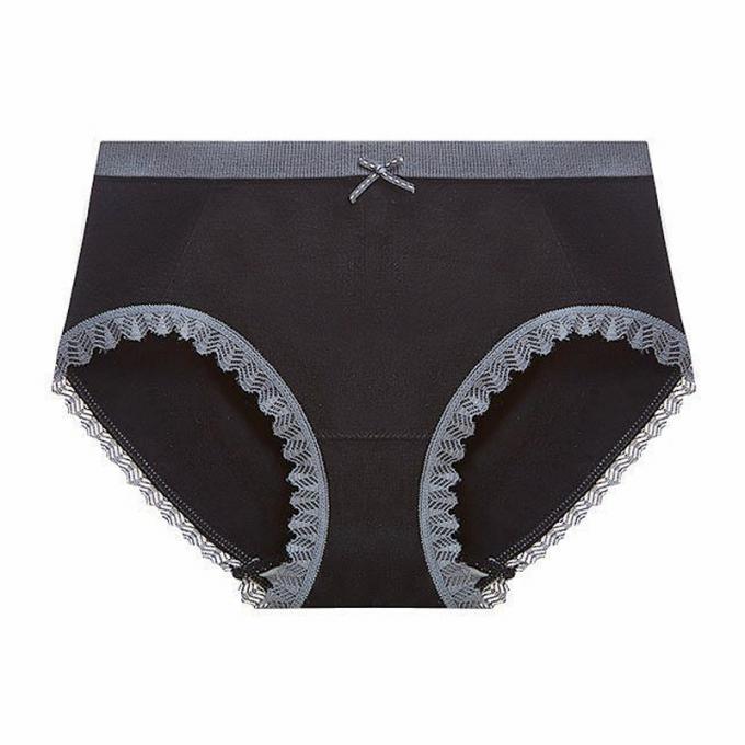 卸し売り下着のパンティーは女性の継ぎ目が無い中間のウエストの綿の下着の女性のためのビキニのパンティーをひもで締める
