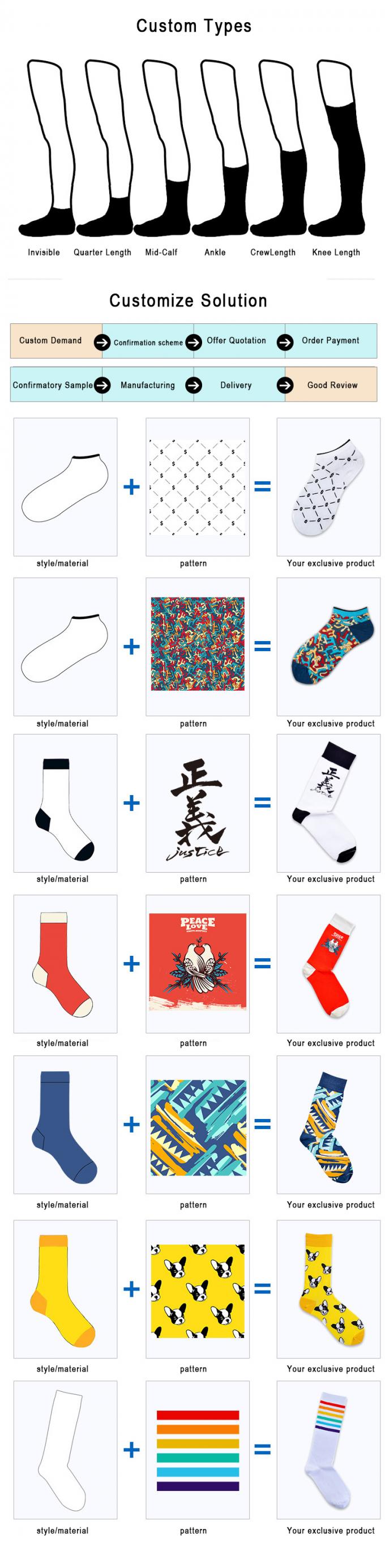 ギャラクシー宇宙惑星を縞で飾ったHip Hopの人の綿のストッキングのソックスをカスタム設計しなさい