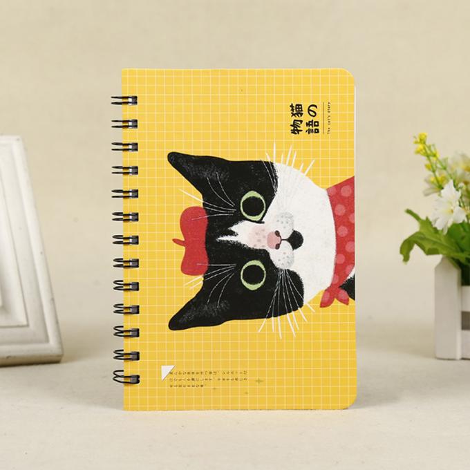 卸し売り注文のかわいいUnlinedペーパー立案者ジャーナル ハードカバーのポケット螺線形の小型ノート