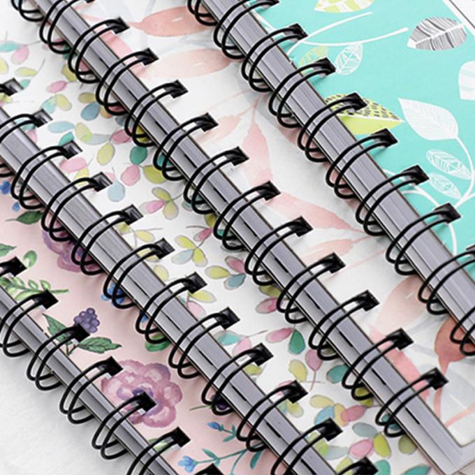 卸し売り注文のかわいいUnlinedペーパー立案者ジャーナル ハードカバーのポケット螺線形の小型ノート