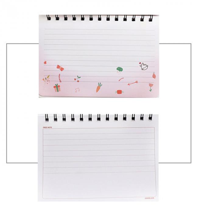 卸し売り注文のかわいいUnlinedペーパー立案者ジャーナル ハードカバーのポケット螺線形の小型ノート