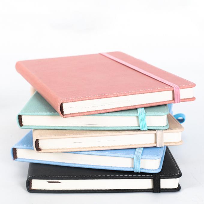 卸し売りPUの革オフィス ビジネスはペンのループ厚いノートを書く環境に優しいハードカバーに供給する