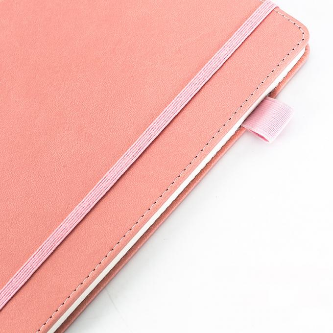 卸し売りPUの革オフィス ビジネスはペンのループ厚いノートを書く環境に優しいハードカバーに供給する