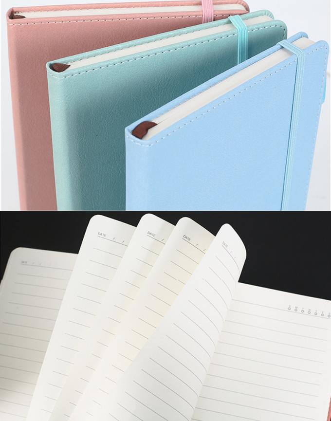 卸し売りPUの革オフィス ビジネスはペンのループ厚いノートを書く環境に優しいハードカバーに供給する