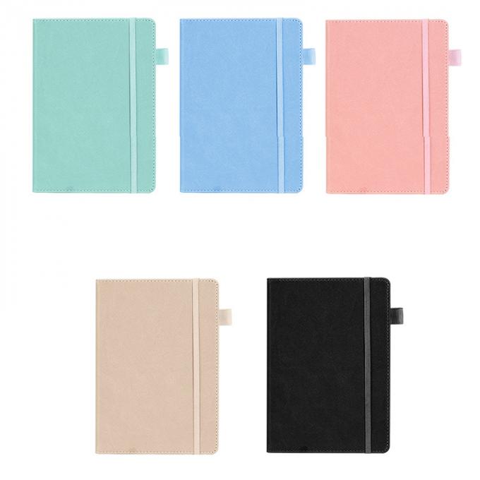 卸し売りPUの革オフィス ビジネスはペンのループ厚いノートを書く環境に優しいハードカバーに供給する