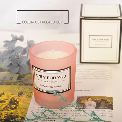 Smokeless Vegan Soy Candles Long Lasting Smell Handmade For Home Decoration